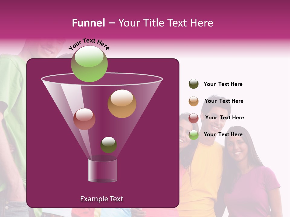 Relax Joyful Teen PowerPoint Template