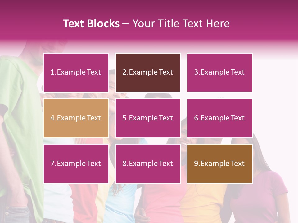 Relax Joyful Teen PowerPoint Template