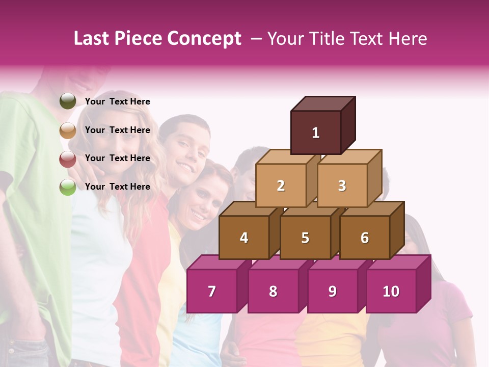 Relax Joyful Teen PowerPoint Template