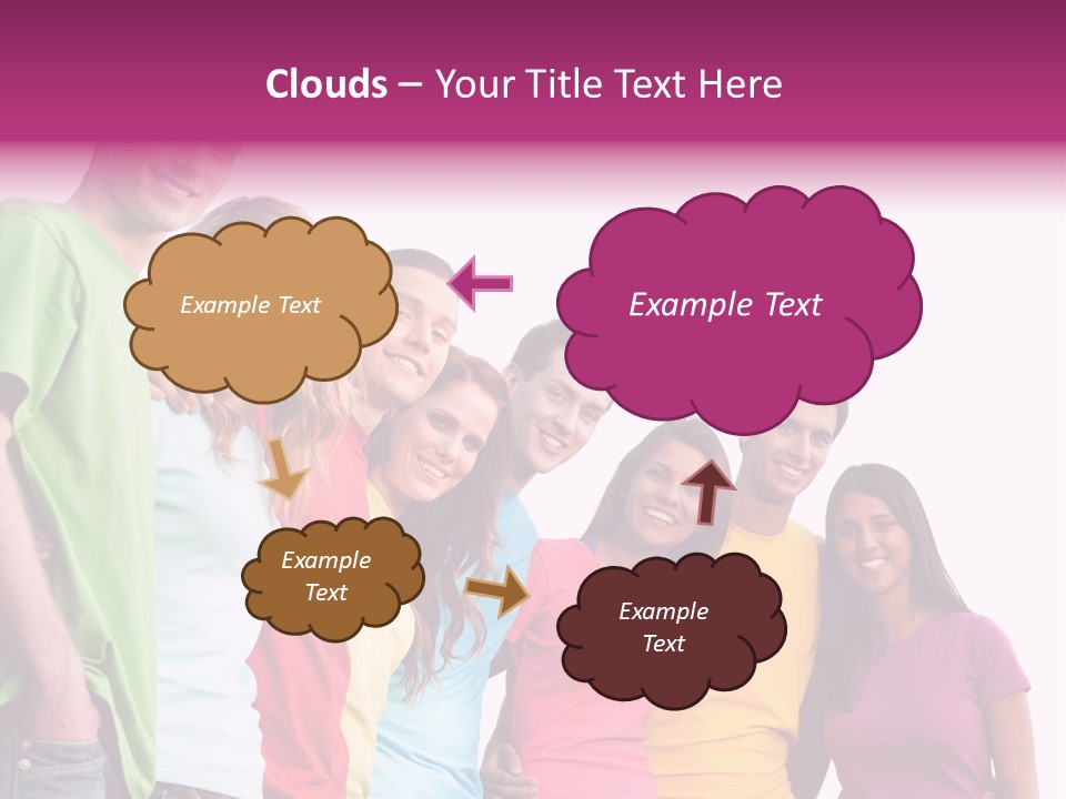 Relax Joyful Teen PowerPoint Template