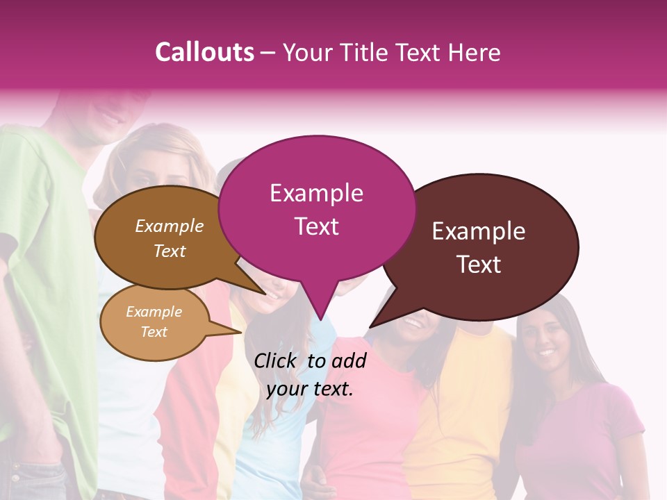 Relax Joyful Teen PowerPoint Template