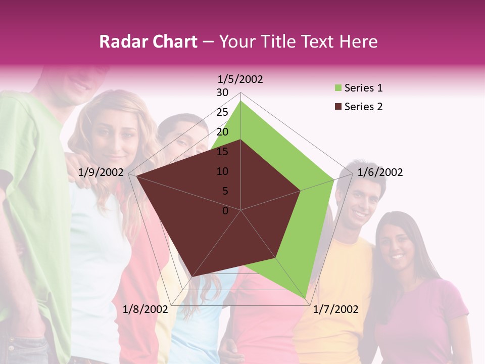 Relax Joyful Teen PowerPoint Template