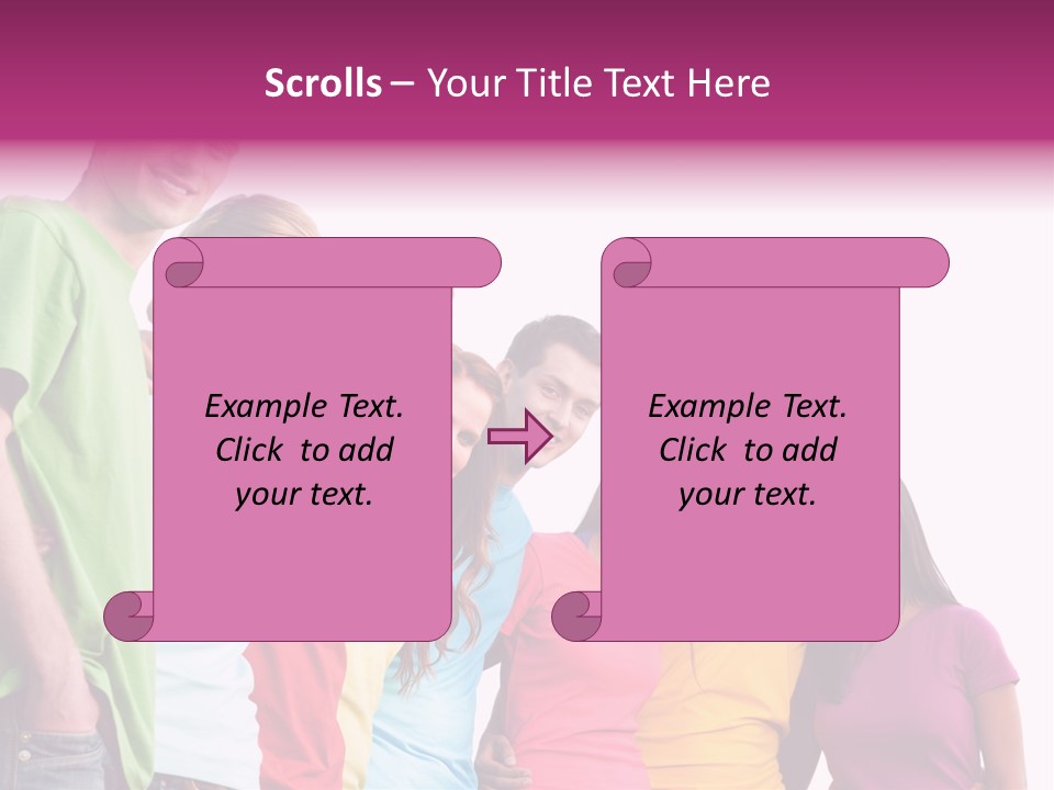 Relax Joyful Teen PowerPoint Template