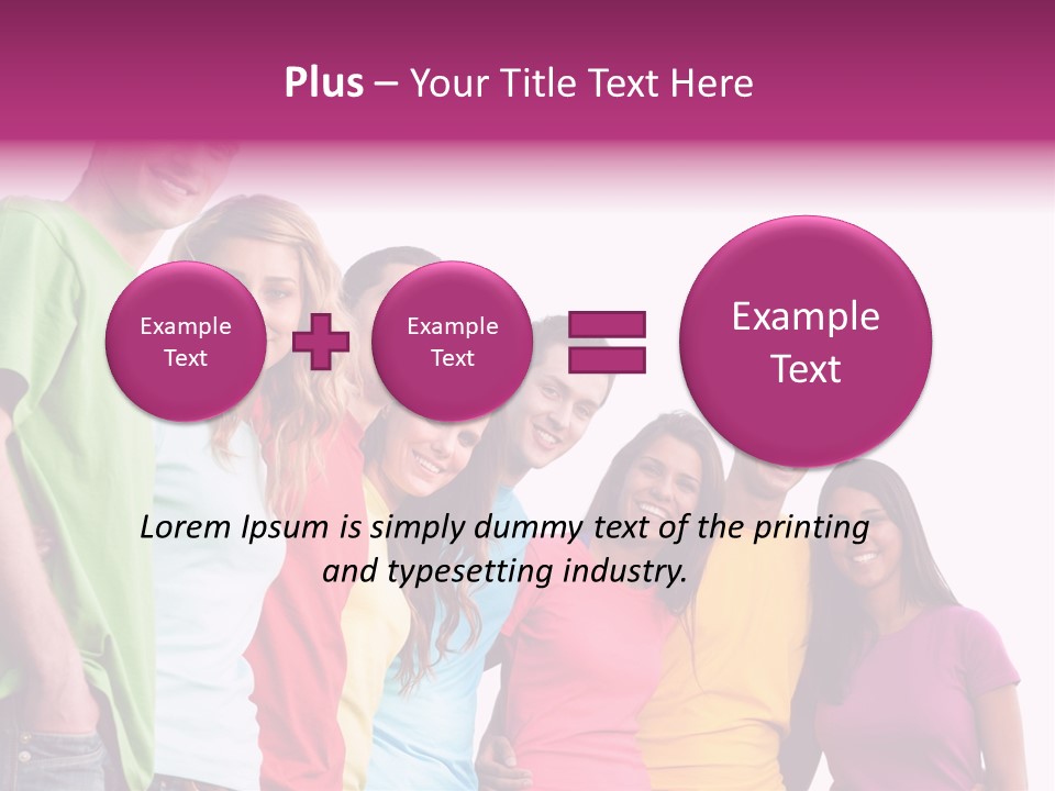 Relax Joyful Teen PowerPoint Template