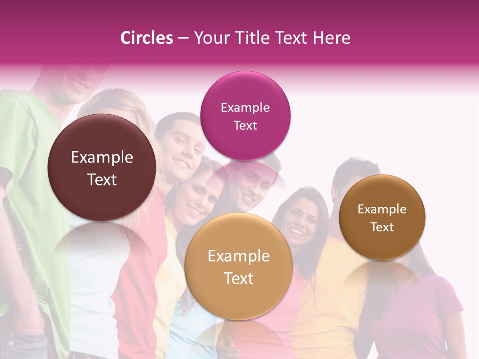 Relax Joyful Teen PowerPoint Template