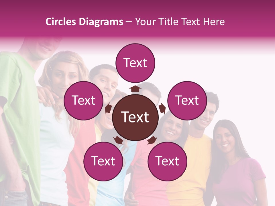 Relax Joyful Teen PowerPoint Template