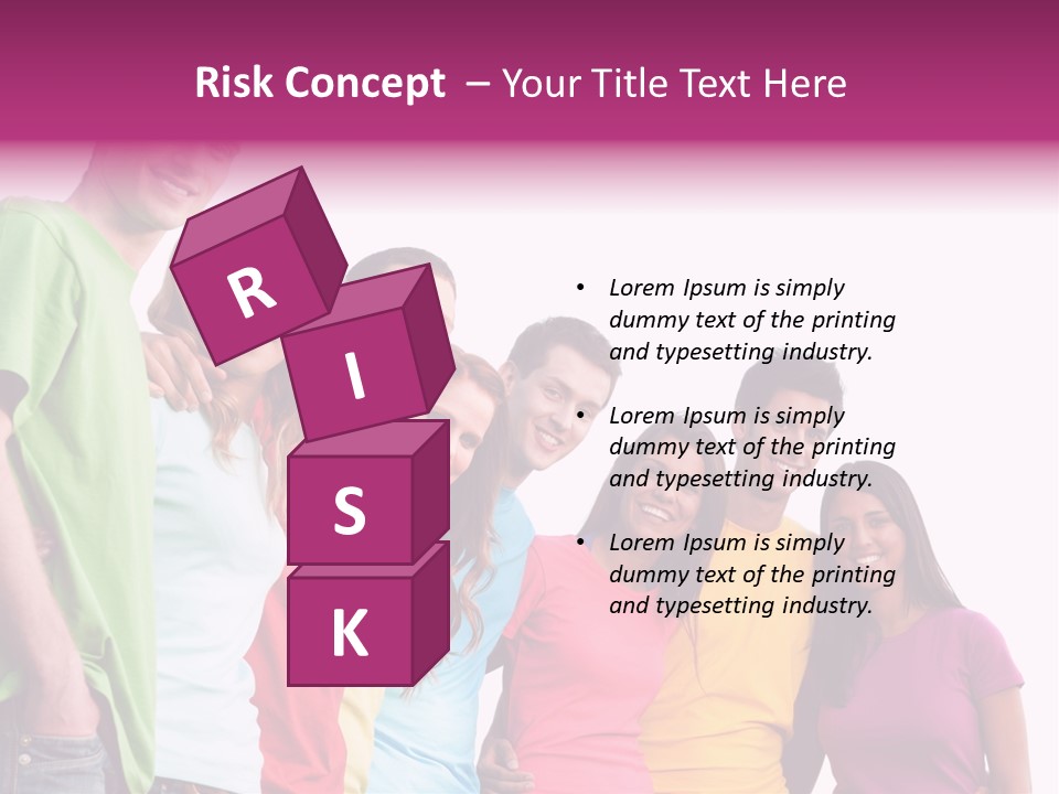 Relax Joyful Teen PowerPoint Template