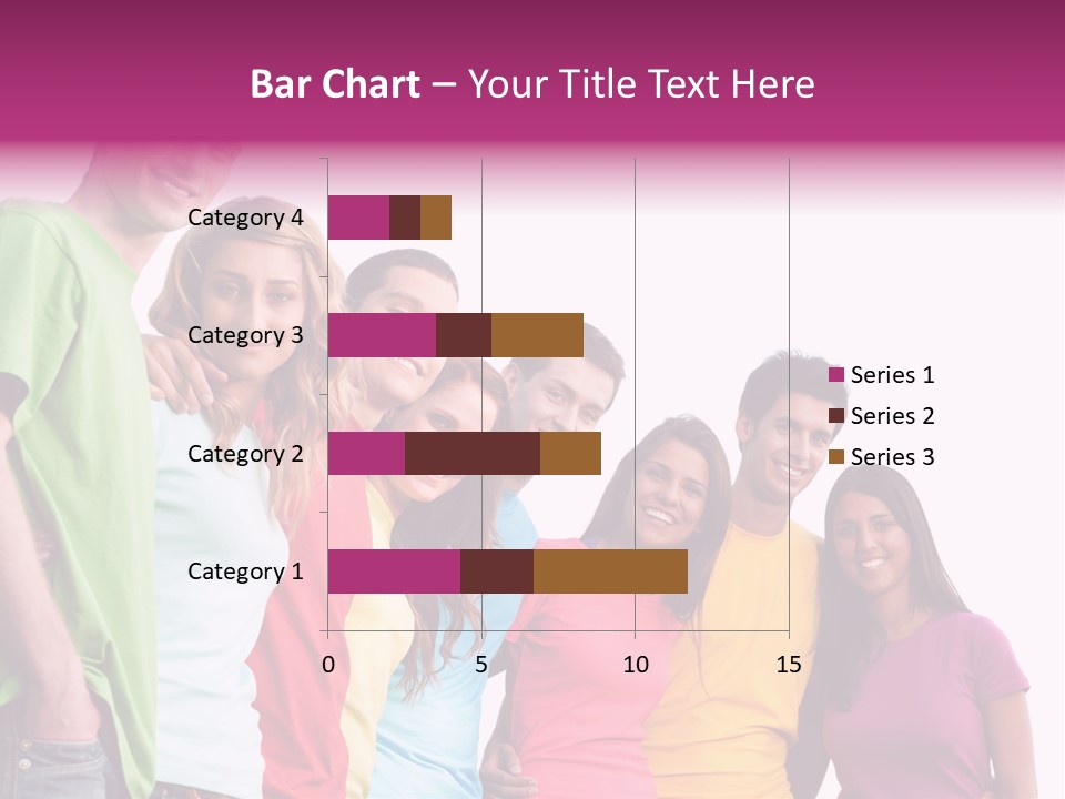 Relax Joyful Teen PowerPoint Template