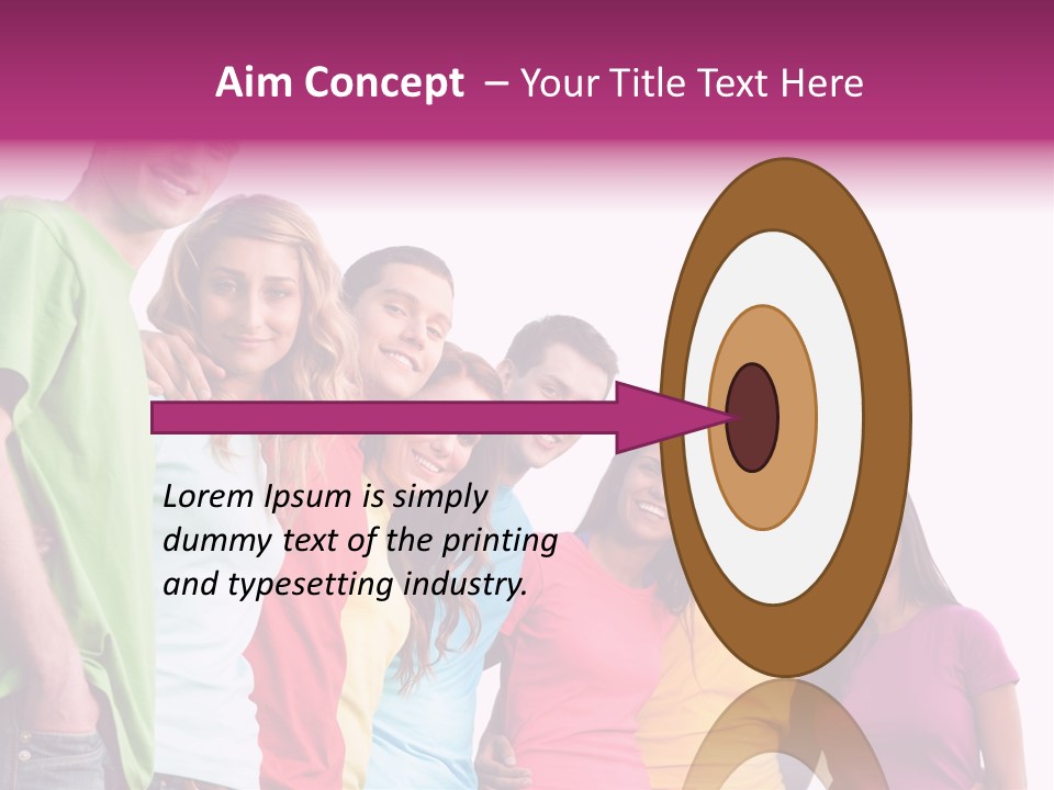 Relax Joyful Teen PowerPoint Template