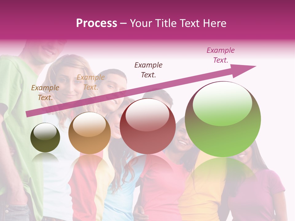 Relax Joyful Teen PowerPoint Template