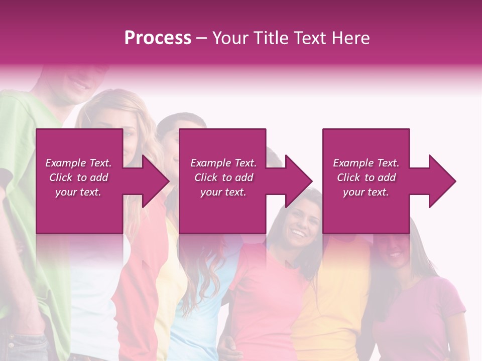 Relax Joyful Teen PowerPoint Template