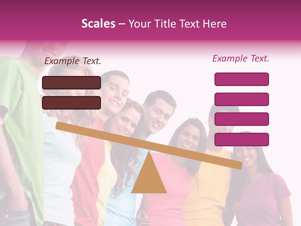 Relax Joyful Teen PowerPoint Template