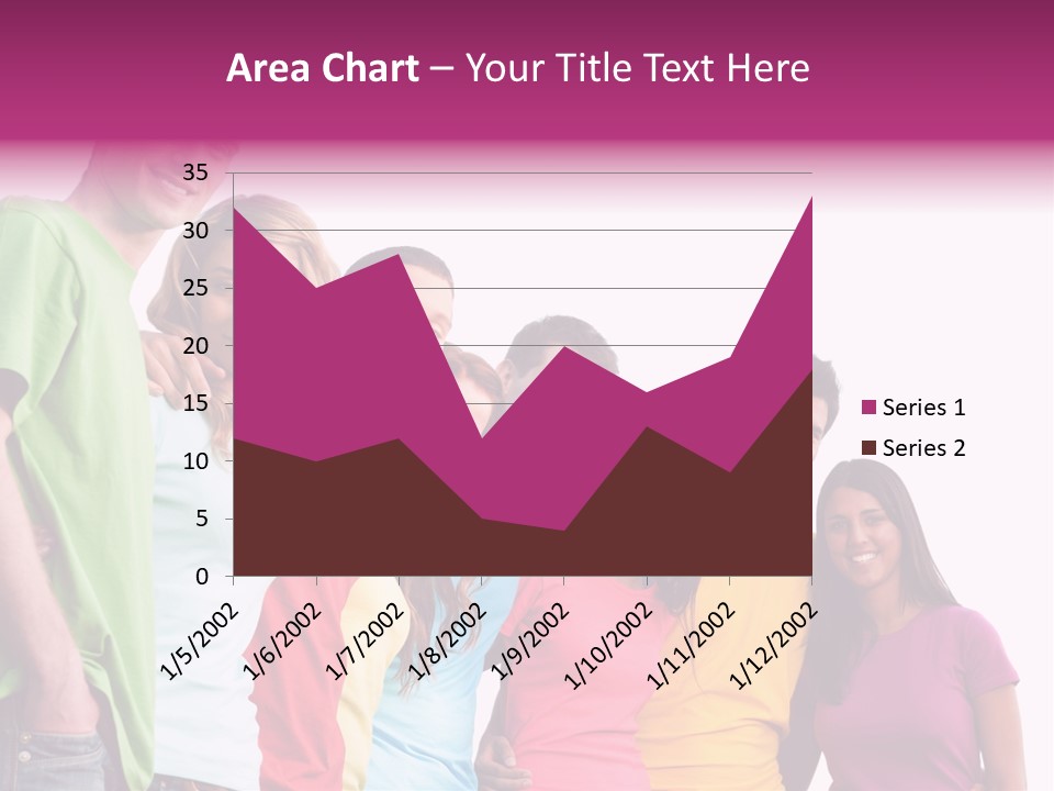 Relax Joyful Teen PowerPoint Template