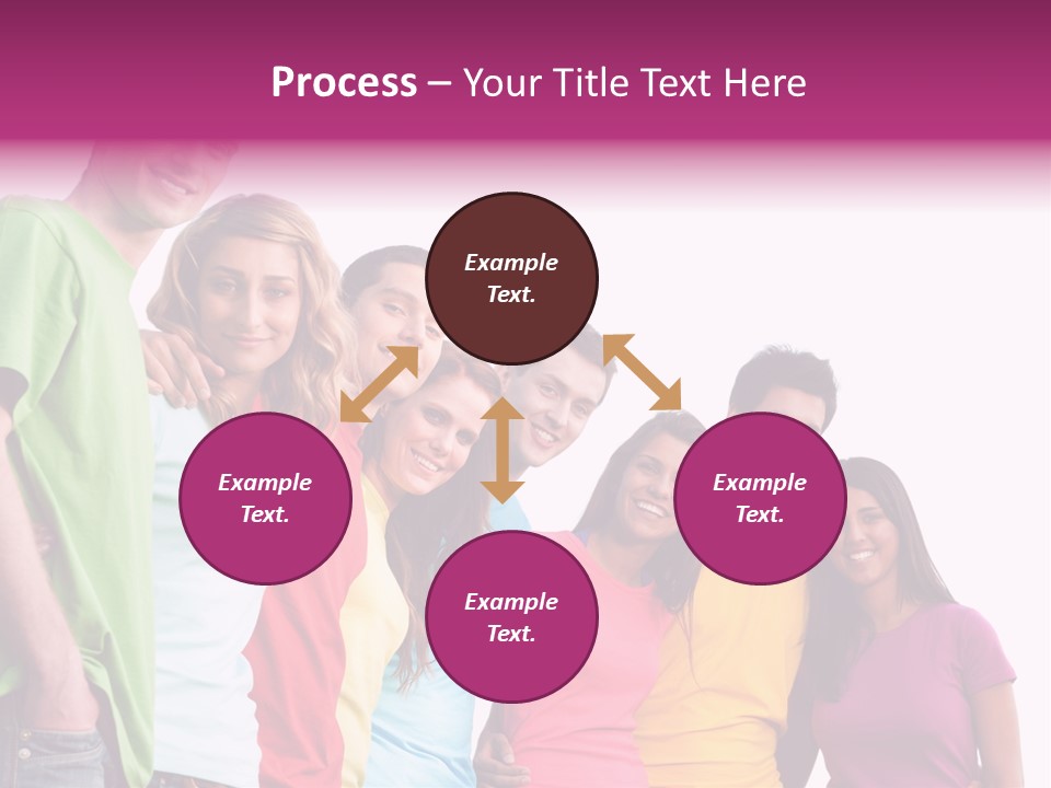 Relax Joyful Teen PowerPoint Template
