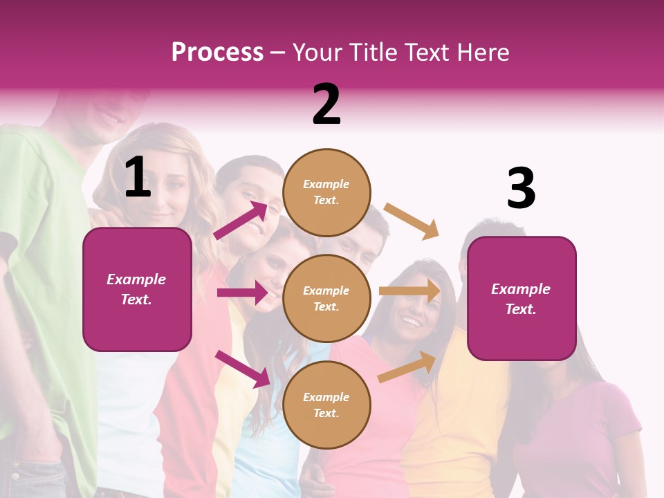 Relax Joyful Teen PowerPoint Template