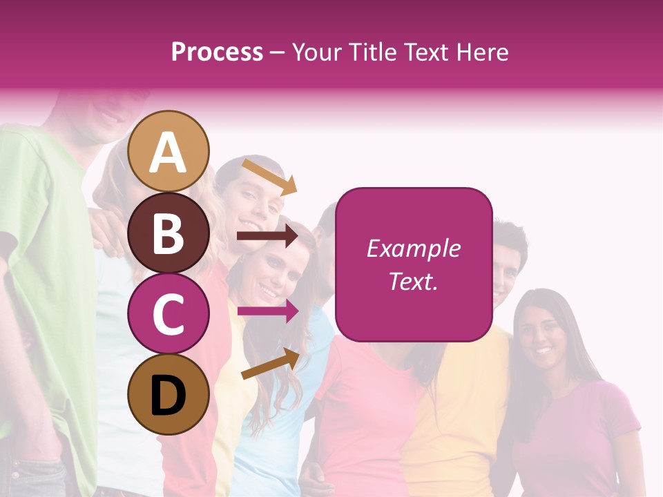 Relax Joyful Teen PowerPoint Template