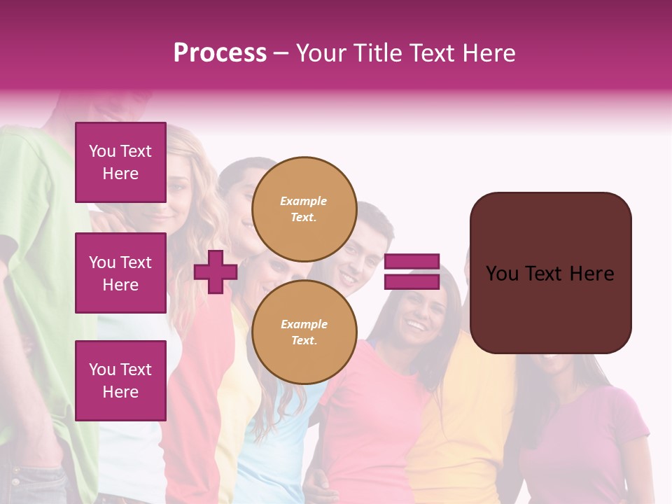 Relax Joyful Teen PowerPoint Template