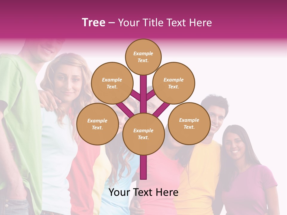 Relax Joyful Teen PowerPoint Template