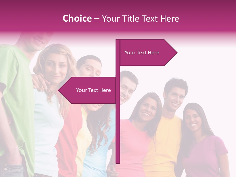 Relax Joyful Teen PowerPoint Template