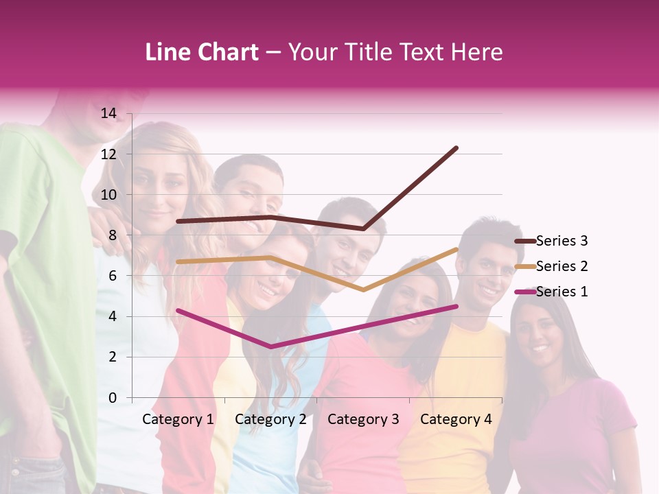 Relax Joyful Teen PowerPoint Template