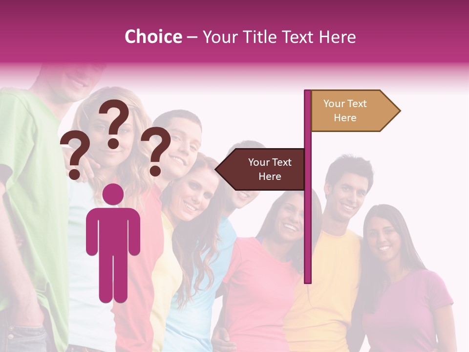 Relax Joyful Teen PowerPoint Template