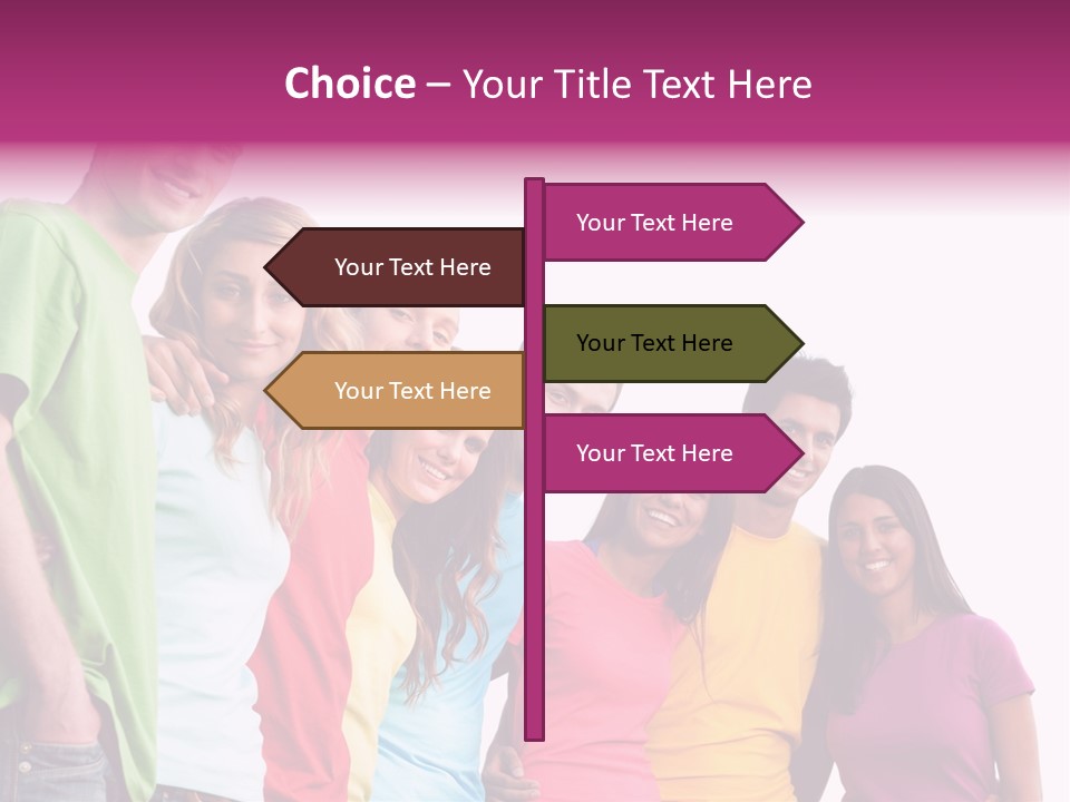 Relax Joyful Teen PowerPoint Template