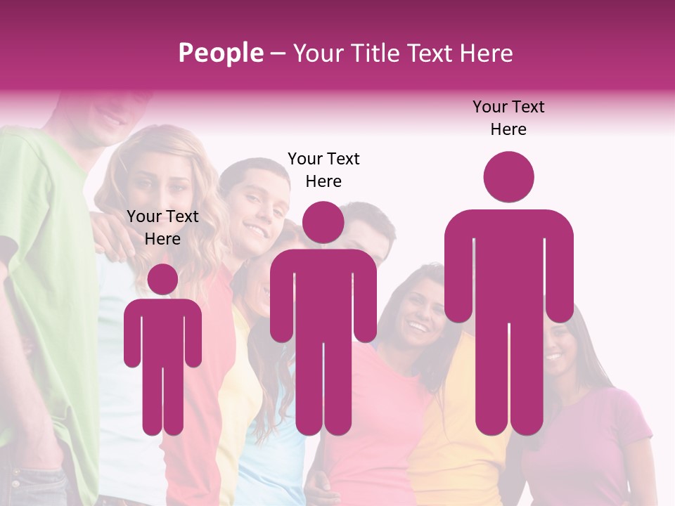 Relax Joyful Teen PowerPoint Template