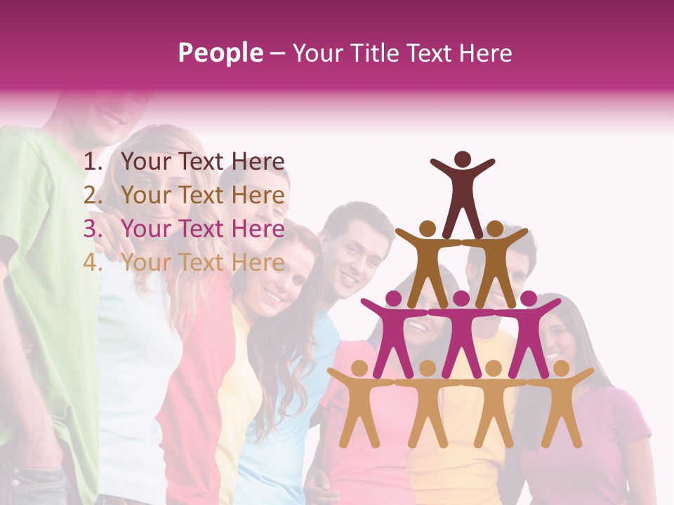 Relax Joyful Teen PowerPoint Template