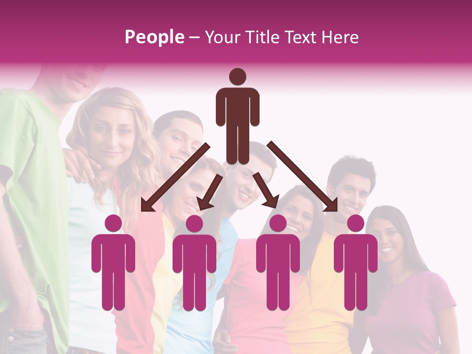 Relax Joyful Teen PowerPoint Template