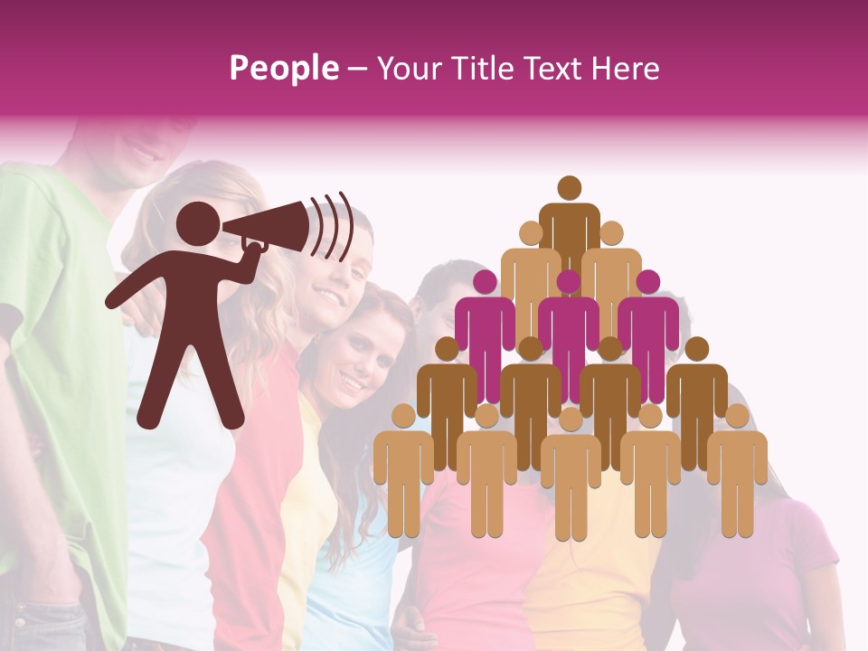 Relax Joyful Teen PowerPoint Template