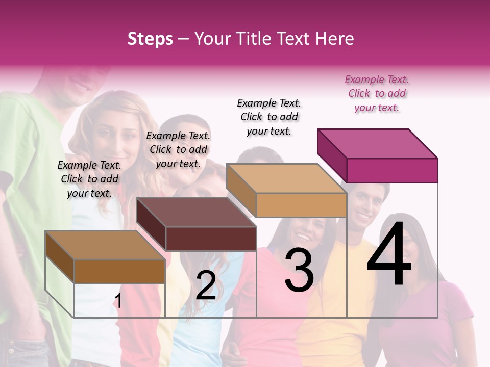 Relax Joyful Teen PowerPoint Template