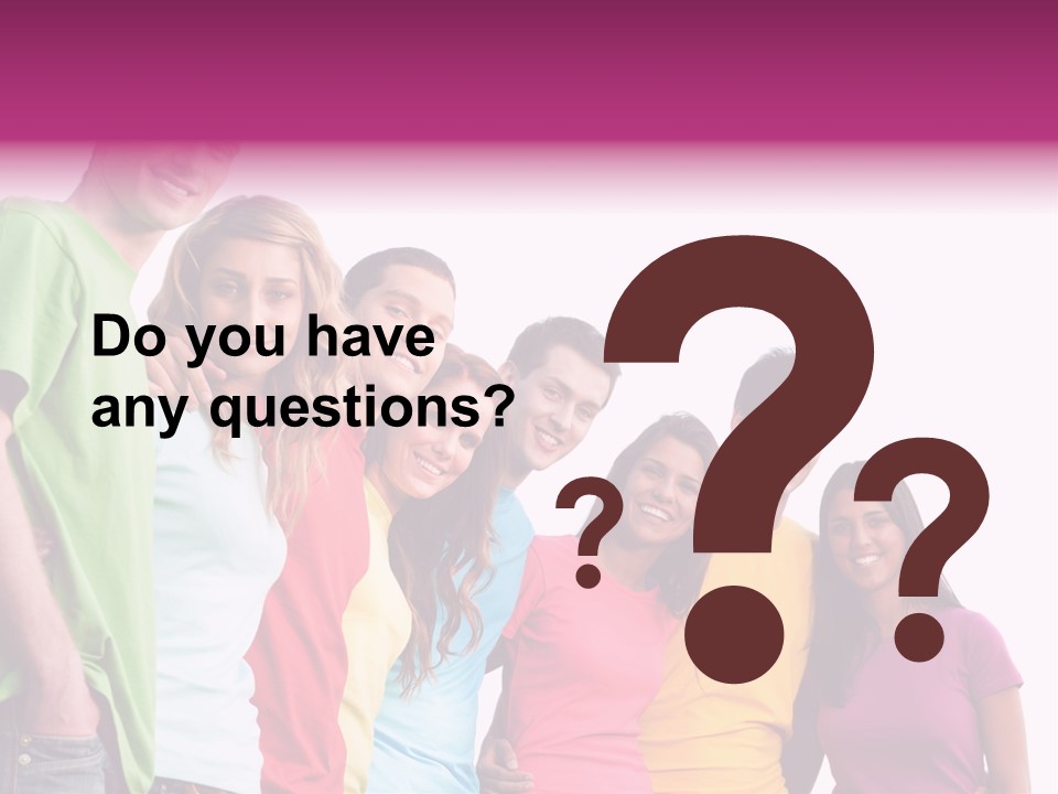 Relax Joyful Teen PowerPoint Template