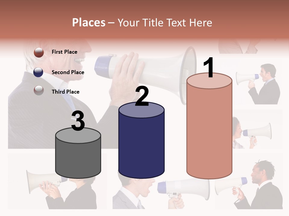 Background Loudspeaker Energy PowerPoint Template