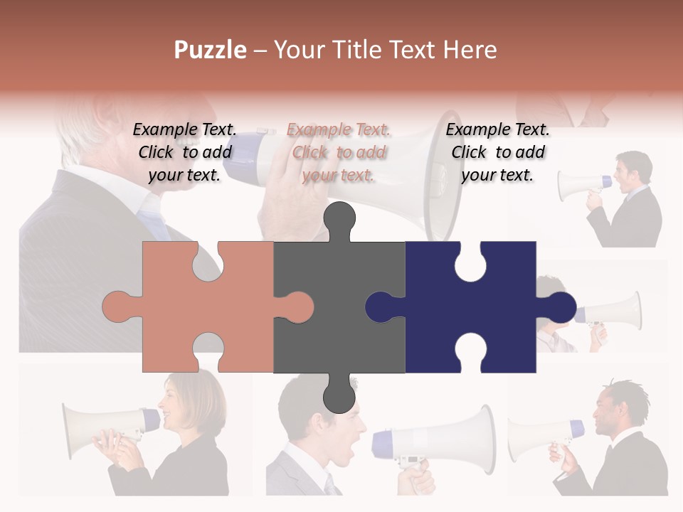 Background Loudspeaker Energy PowerPoint Template