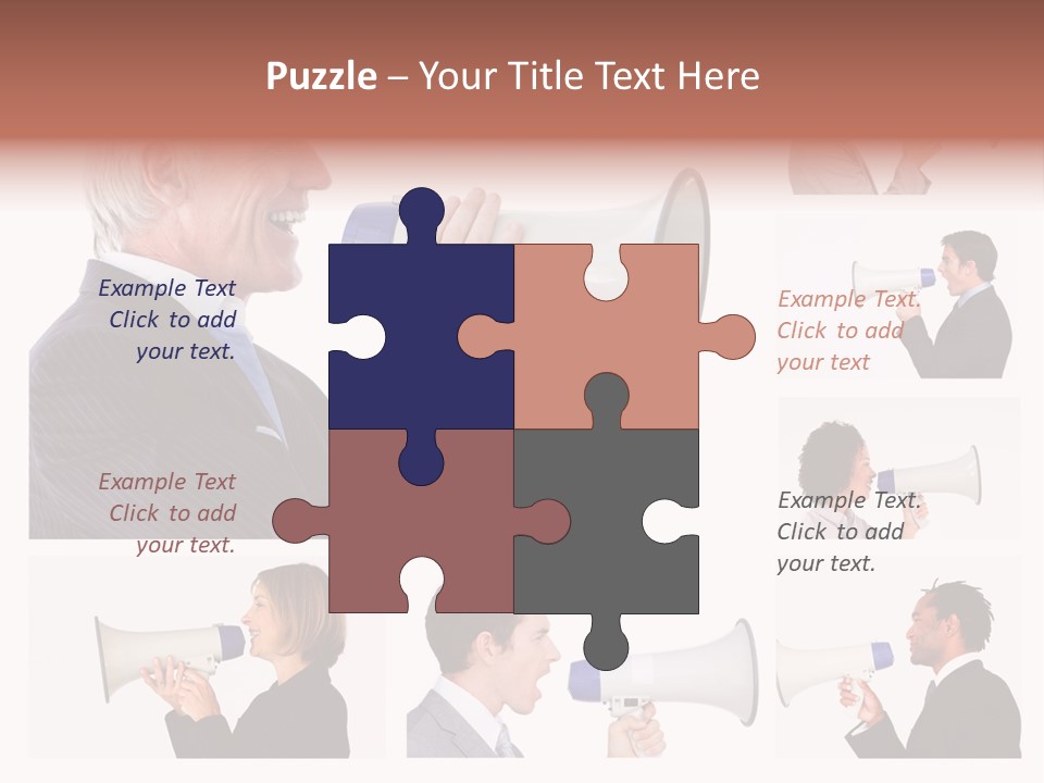 Background Loudspeaker Energy PowerPoint Template