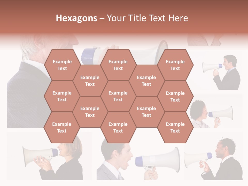 Background Loudspeaker Energy PowerPoint Template