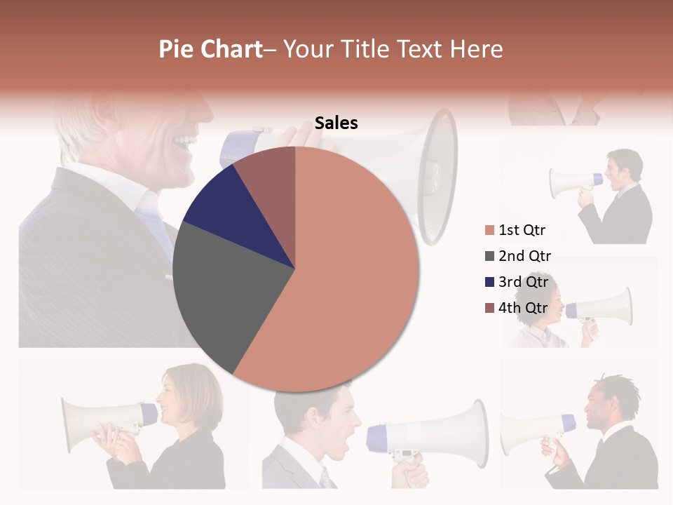 Background Loudspeaker Energy PowerPoint Template