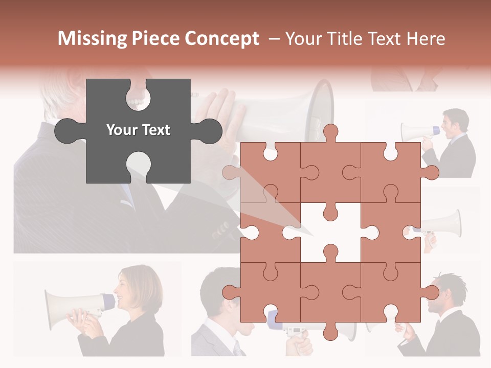 Background Loudspeaker Energy PowerPoint Template