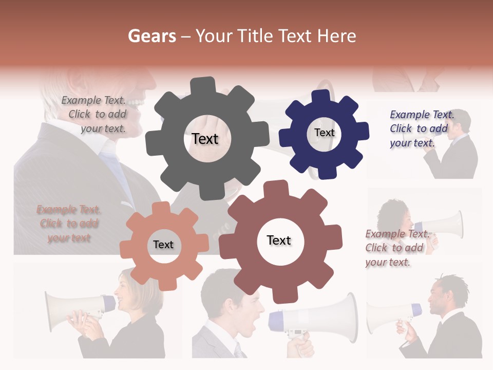 Background Loudspeaker Energy PowerPoint Template
