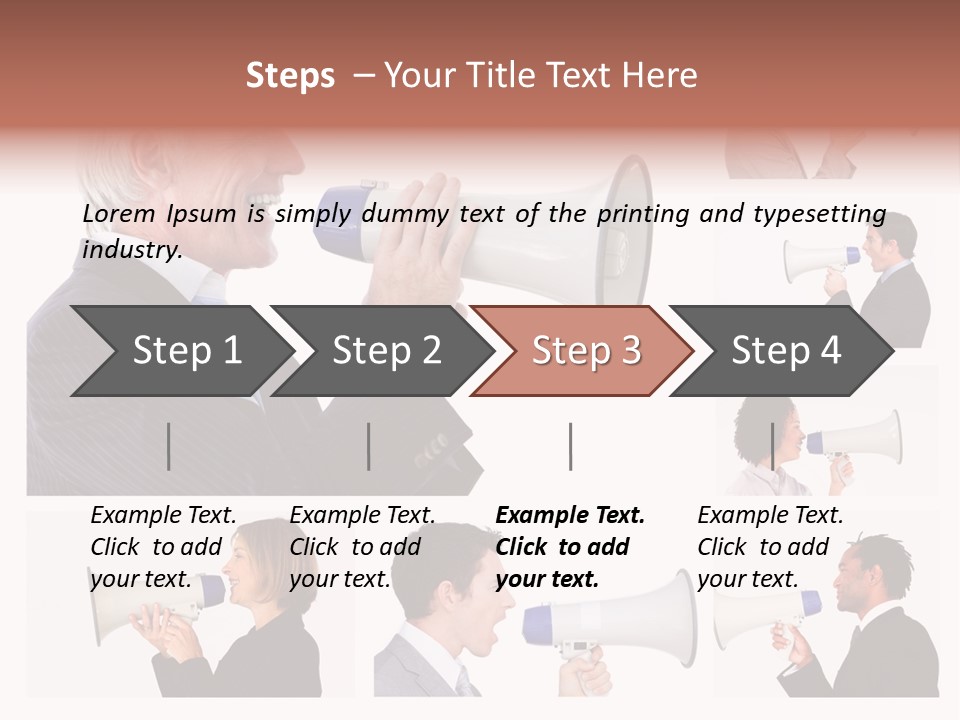 Background Loudspeaker Energy PowerPoint Template