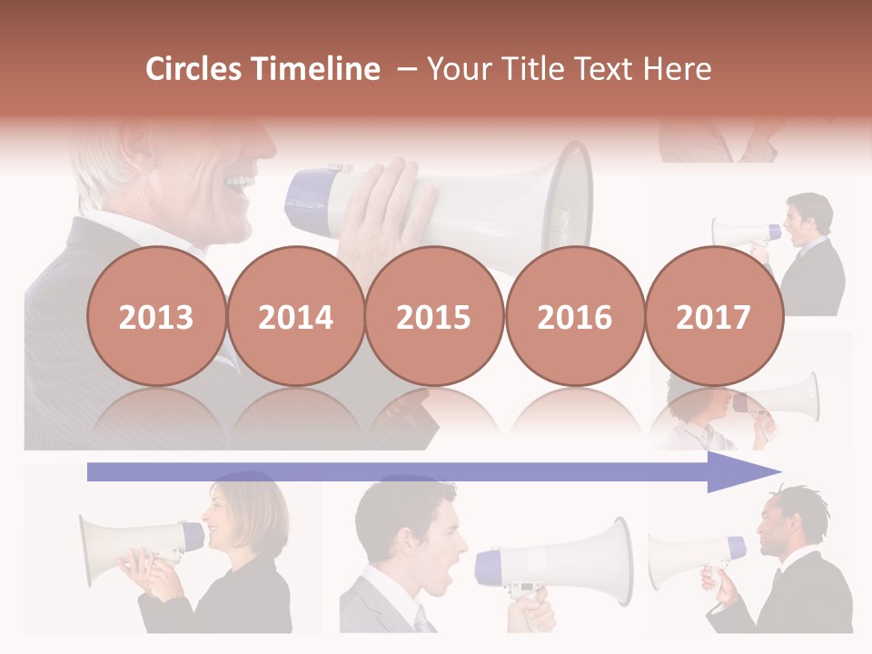 Background Loudspeaker Energy PowerPoint Template