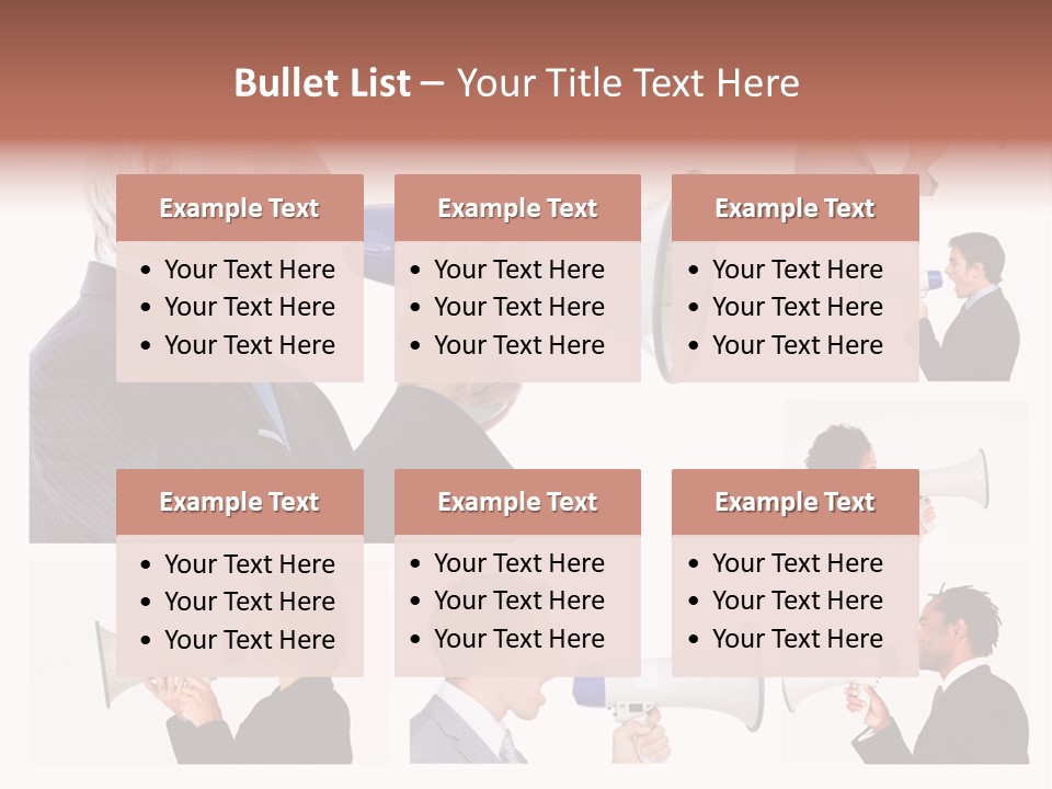 Background Loudspeaker Energy PowerPoint Template