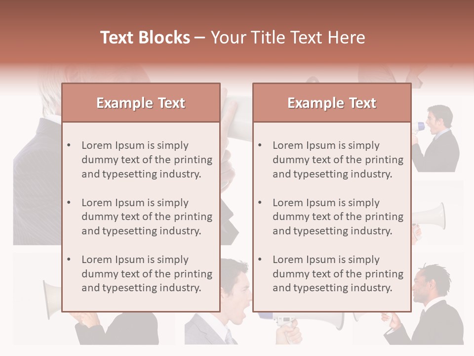 Background Loudspeaker Energy PowerPoint Template