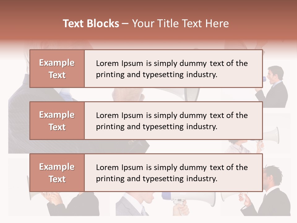 Background Loudspeaker Energy PowerPoint Template