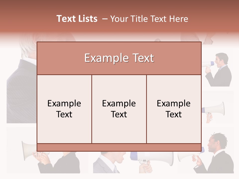 Background Loudspeaker Energy PowerPoint Template