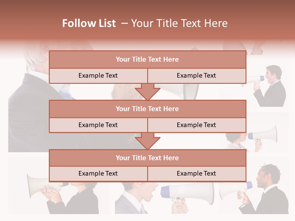 Background Loudspeaker Energy PowerPoint Template
