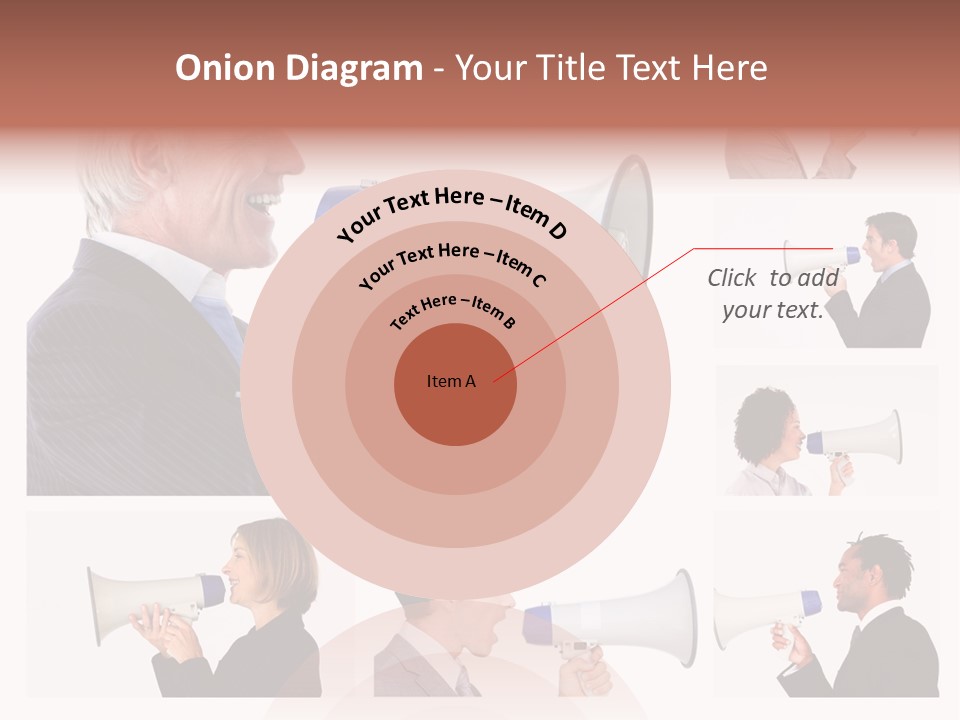 Background Loudspeaker Energy PowerPoint Template