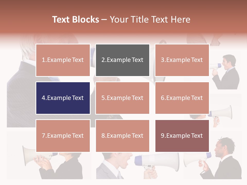 Background Loudspeaker Energy PowerPoint Template