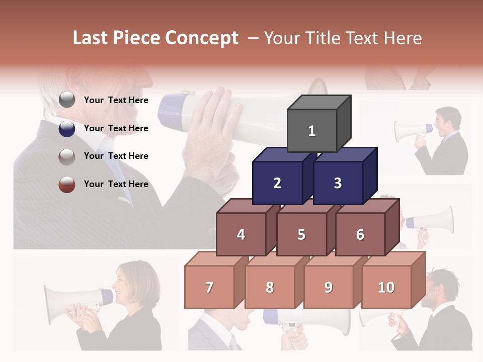 Background Loudspeaker Energy PowerPoint Template