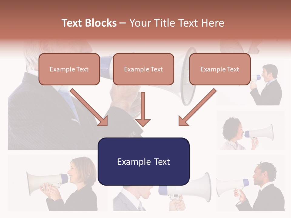 Background Loudspeaker Energy PowerPoint Template